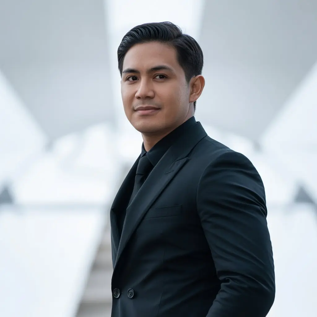 Potret Biker Pirang Ciptaan AI